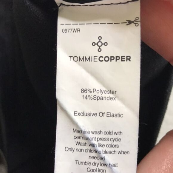 Tommie Copper Adjustable Back Support Leggings & SS Compression Shirt  S - Picture 6 of 12